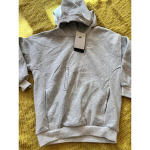 Nike Girl's‎ Grey Loose Fit Hoodie Sweatshirt Size Small